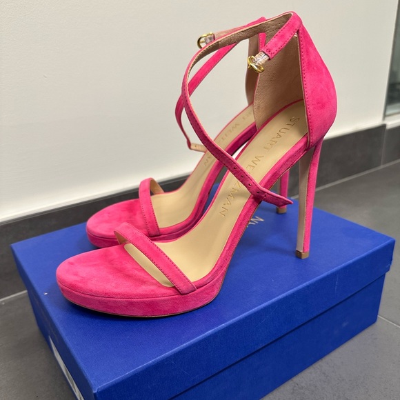 Stuart Weitzman Nudist Disco Heels - Picture 2 of 6